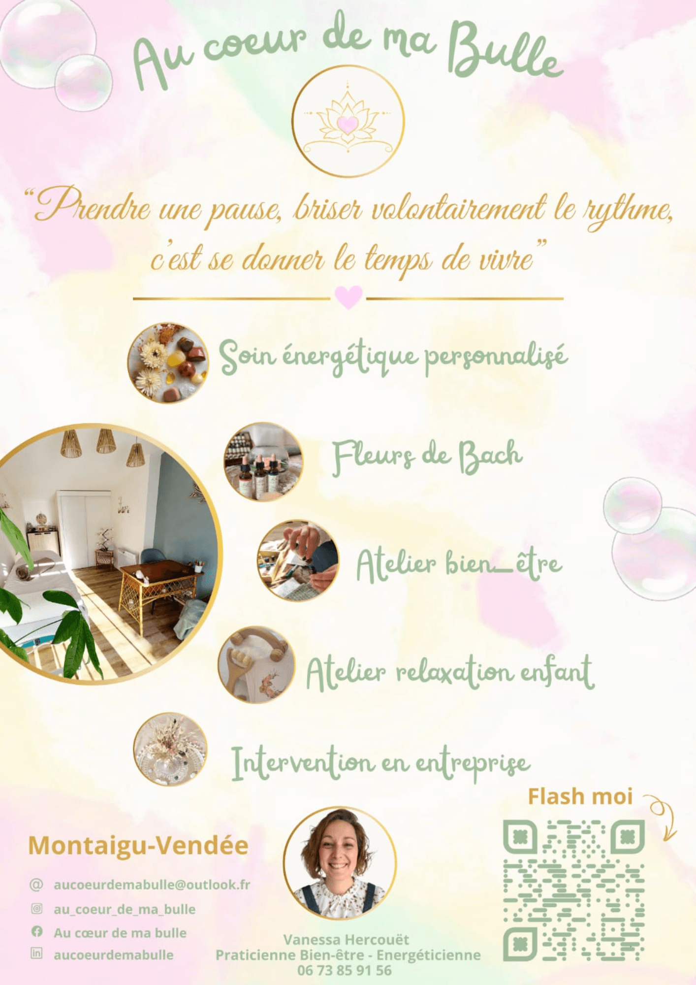 Flyer Au Cœur de ma Bulle