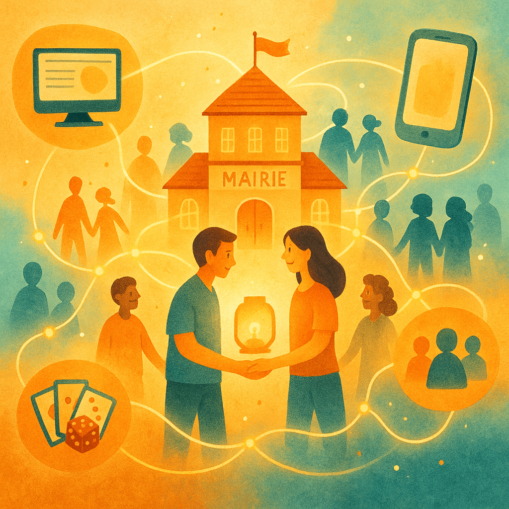 application site internet rêvons de ville en ville entreprises associations habitants Mairies